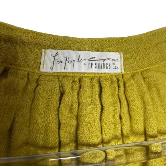 CP Shades x Free People | Doublecloth Solid Top in Chartreuse XS - Picture 2 of 7